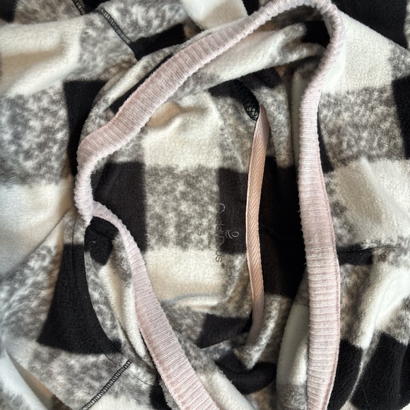 Cuddl Duds Robe Hooded Pullover Long Sleeve Black/Gray/White Women’s Sz S - Picture 5 of 8